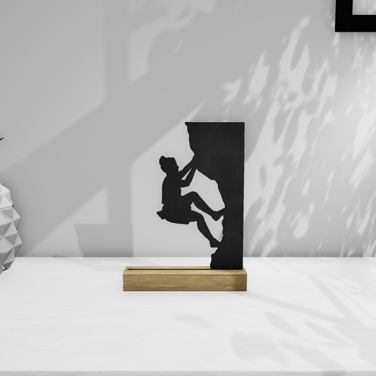 Décoration à poser escalade minimaliste - Voie du vertige