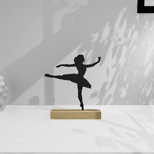 Décoration à poser danse classique minimaliste - Arabesque