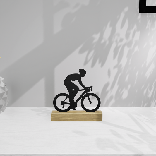 Décoration à poser cyclisme minimaliste - Vélo de route