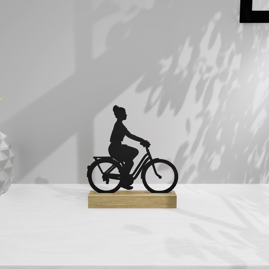 Décoration à poser cyclisme minimaliste - Balade à vélo