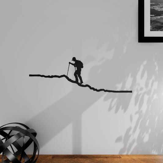 Décoration murale randonnée minimaliste - Versant inspirant