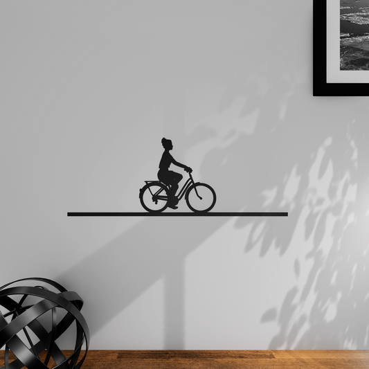 Décoration murale cyclisme minimaliste - Balade à vélo