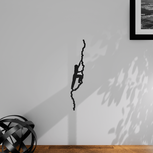 Décoration murale escalade minimaliste - Trace du téméraire