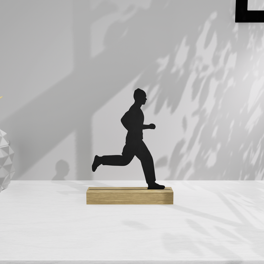 Décoration à poser course à pied minimaliste - Jogging jazzy
